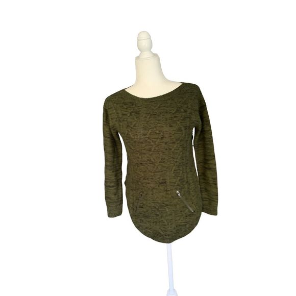 It's Our Time Lace Up Knit Sweater Womens Size XS - Picture 6 of 7